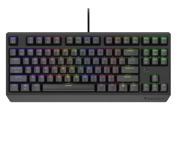 Genesis THOR 230 TKL US RGB MECHANICZNA OUTEMU BROWN HOT SWAP NKG-2079 - 1351043 - zdjęcie